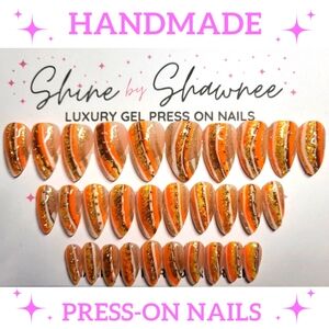 Handmade Luxury Press-On Nails | Sturdy & Reusable | FIRE & DESIRE